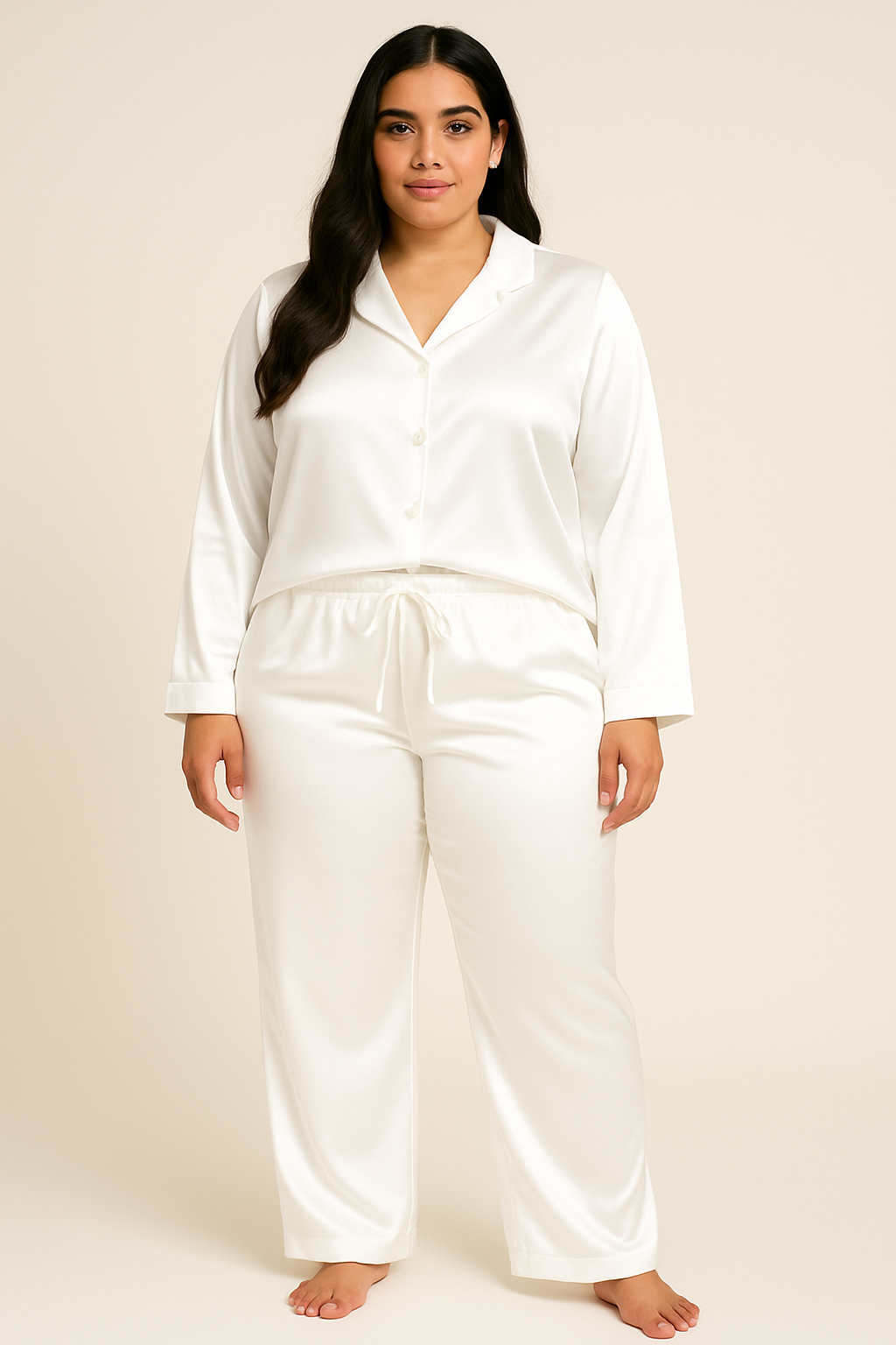 Luxury Silk Armany Pyjama Set Pink